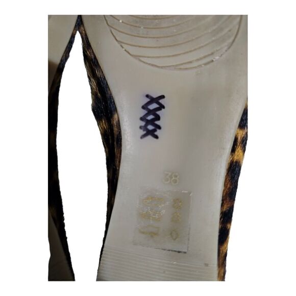 BODEN Ponyhair Cheetah Print Ballet Flats - Size 38 - Picture 6 of 7